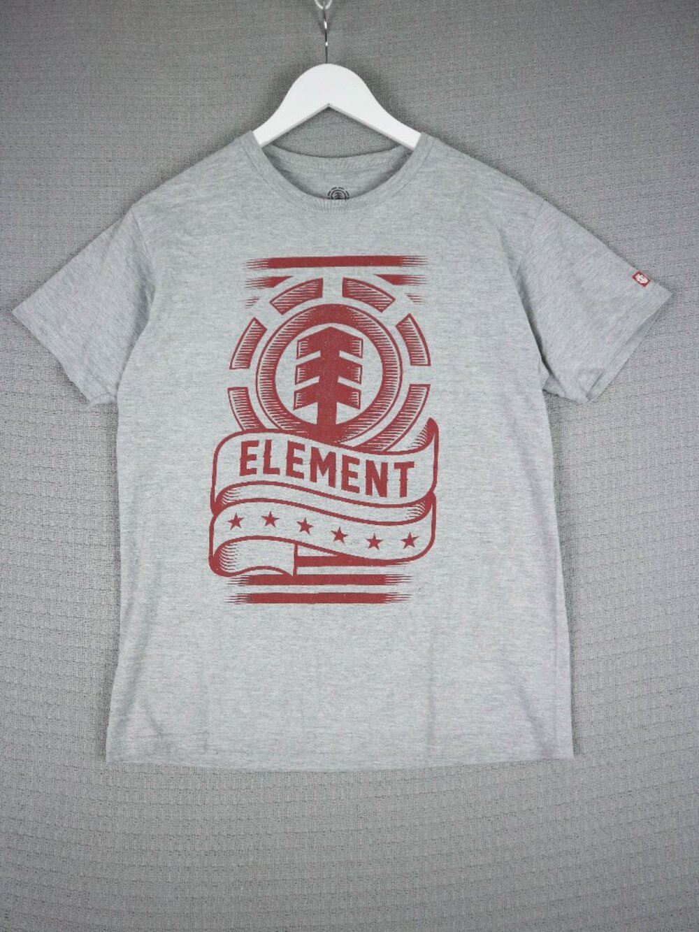 Element Skater Cotton Shirt Mens Medium Logo Graphic Y2K